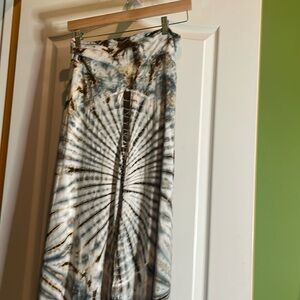 Tie-dye knit Kathmandu skirt one size NWOT waist 14 length 43 🤎💙